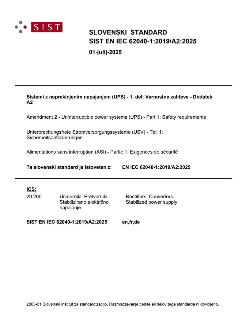 EN IEC 62040-1:2019/A2:2025