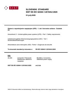 SIST EN IEC 62040-1:2019/A2:2025 - Page 1 preview