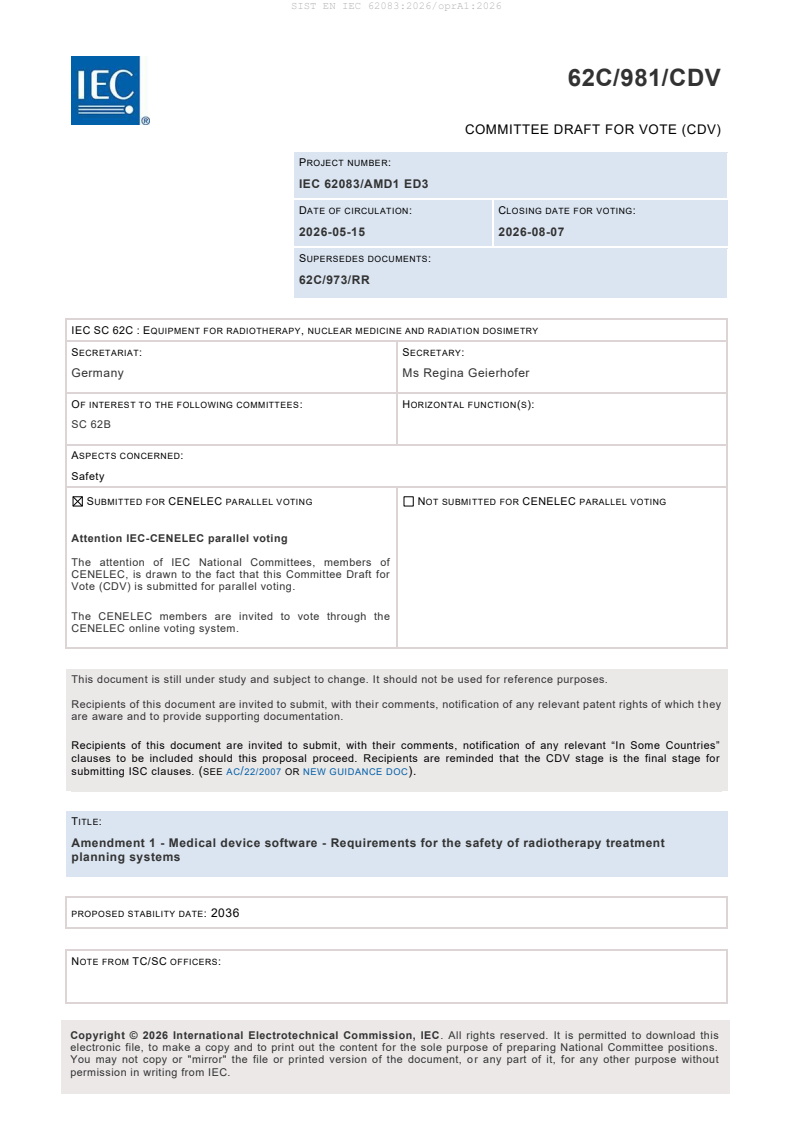 EN IEC 62083:2026/prA1:2026 EN IEC 62083:2026/oprA1:2026 - Page 3 preview