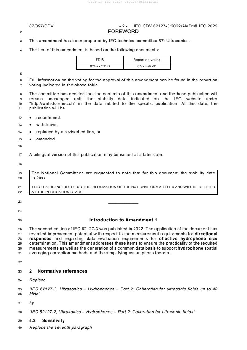 SIST EN IEC 62127-3:2023/oprA1:2025 SIST EN IEC 62127-3:2023/oprA1:2025 - Page 4 preview