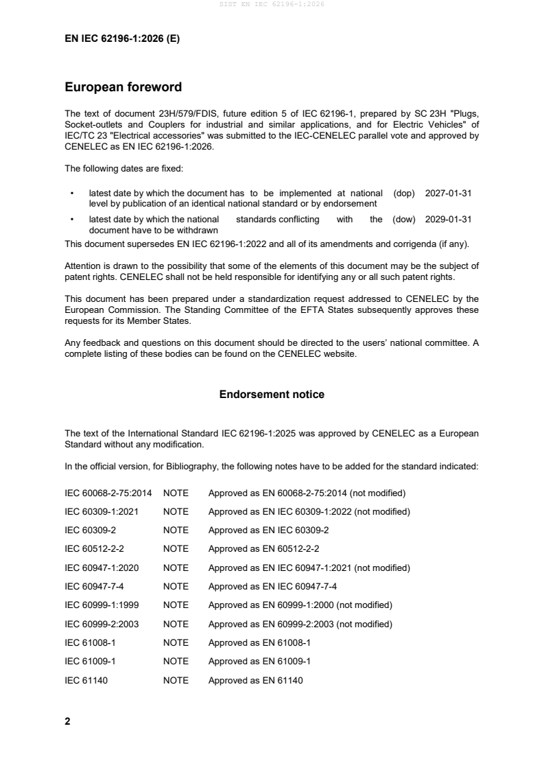 SIST EN IEC 62196-1:2026 SIST EN IEC 62196-1:2026 - BARVE - Page 4 preview