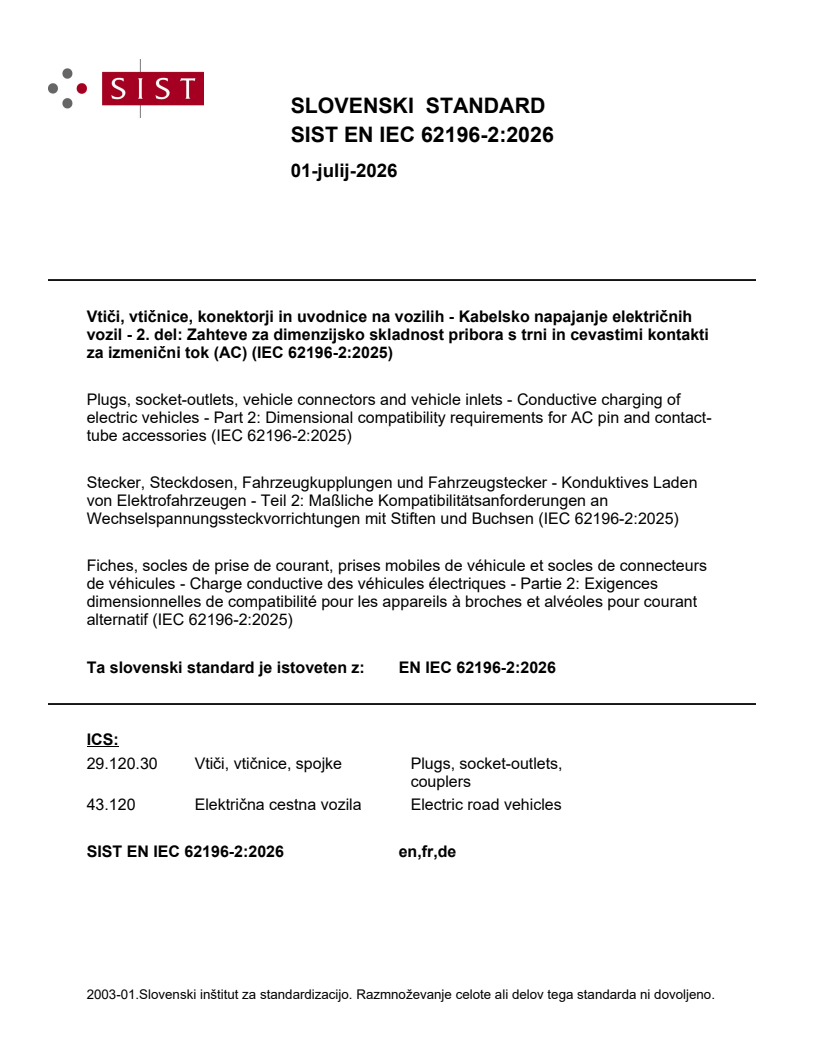 SIST EN IEC 62196-2:2026 SIST EN IEC 62196-2:2026 - BARVE - Page 1 preview
