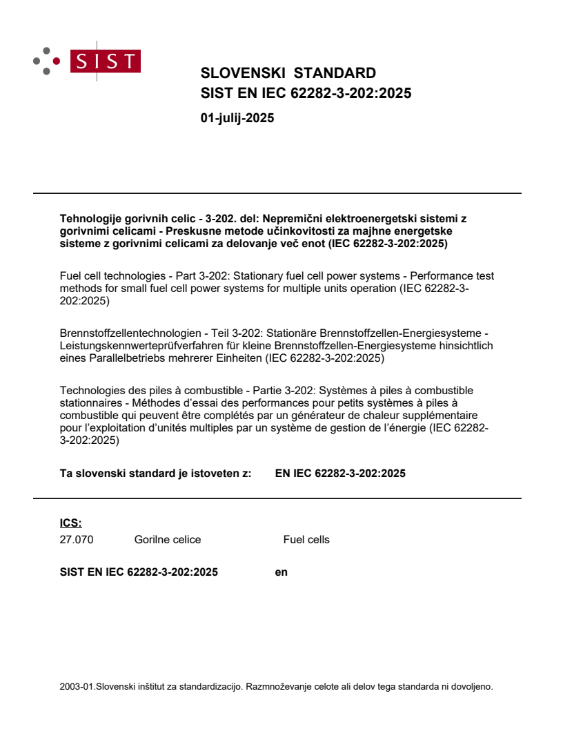 EN IEC 62282-3-202:2025 - BARVE