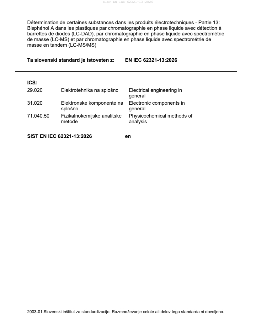SIST EN IEC 62321-13:2026 SIST EN IEC 62321-13:2026 - BARVE - Page 2 preview
