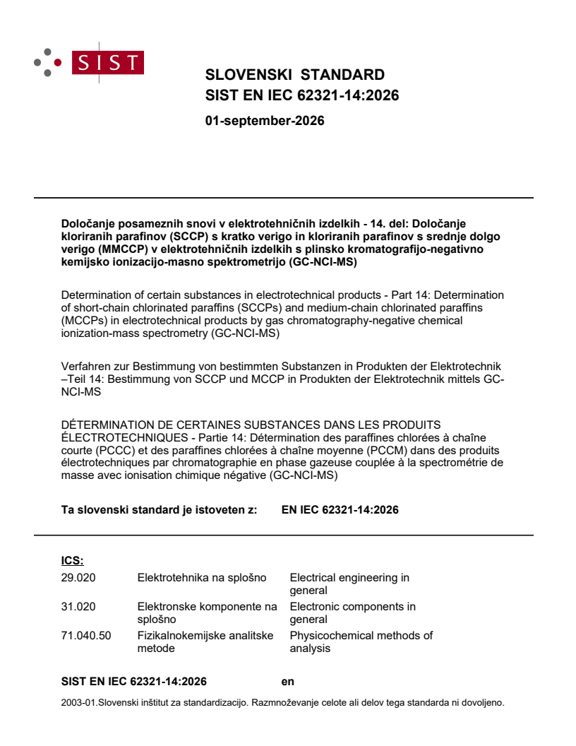 EN IEC 62321-14:2026 EN IEC 62321-14:2026 - BARVE - Page 1 preview