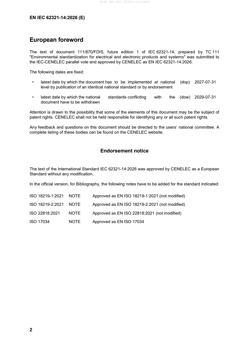 EN IEC 62321-14:2026 EN IEC 62321-14:2026 - BARVE - Page 4 preview
