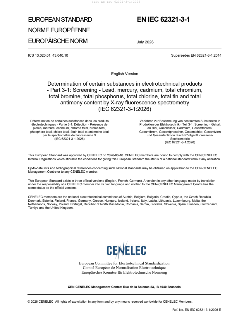 EN IEC 62321-3-1:2026 EN IEC 62321-3-1:2026 - BARVE - Page 3 preview