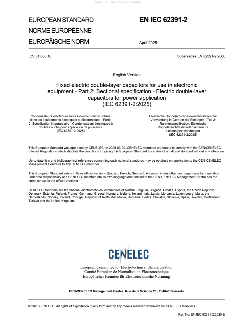EN IEC 62391-2:2025 EN IEC 62391-2:2025 - Page 3 preview