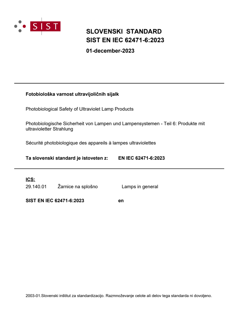 EN IEC 62471-6:2023 EN IEC 62471-6:2023 - BARVE - Page 1 preview