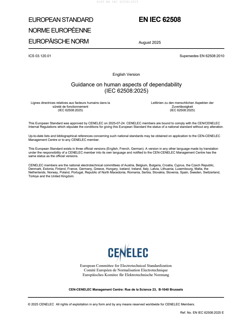 EN IEC 62508:2025 - BARVE