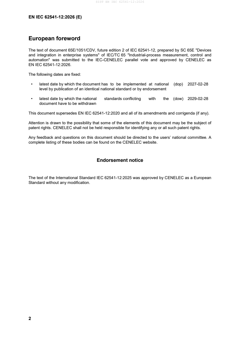 SIST EN IEC 62541-12:2026 SIST EN IEC 62541-12:2026 - BARVE - Page 4 preview