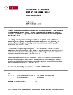 EN IEC 62626-1:2025 - Page 1 preview