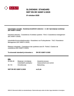 EN IEC 62657-2:2025 EN IEC 62657-2:2025 - BARVE - Page 1 preview