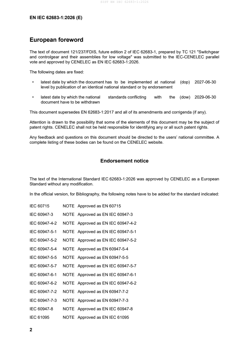 SIST EN IEC 62683-1:2026 SIST EN IEC 62683-1:2026 - Page 4 preview