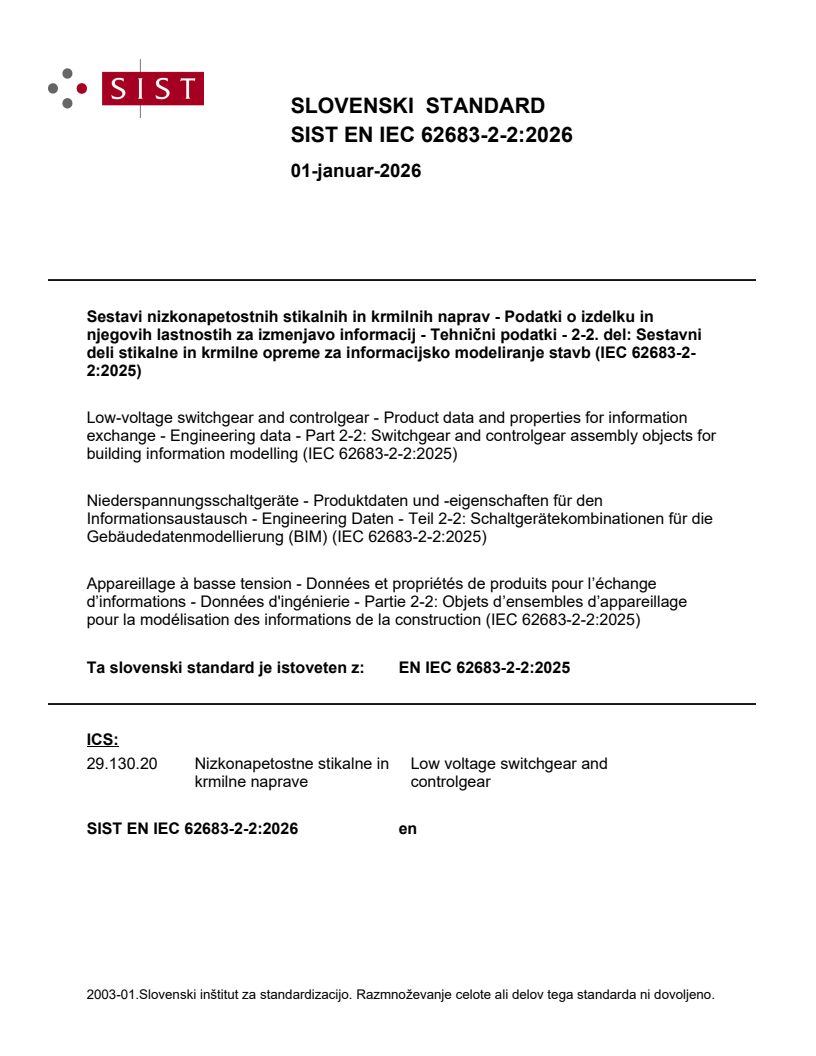 SIST EN IEC 62683-2-2:2026 - BARVE