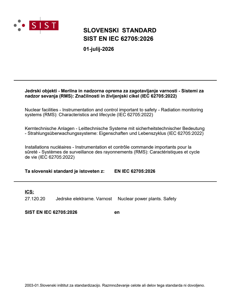 SIST EN IEC 62705:2026 SIST EN IEC 62705:2026 - Page 1 preview