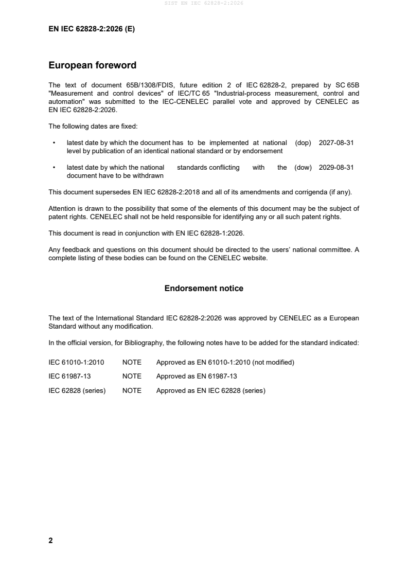 SIST EN IEC 62828-2:2026 SIST EN IEC 62828-2:2026 - Page 4 preview