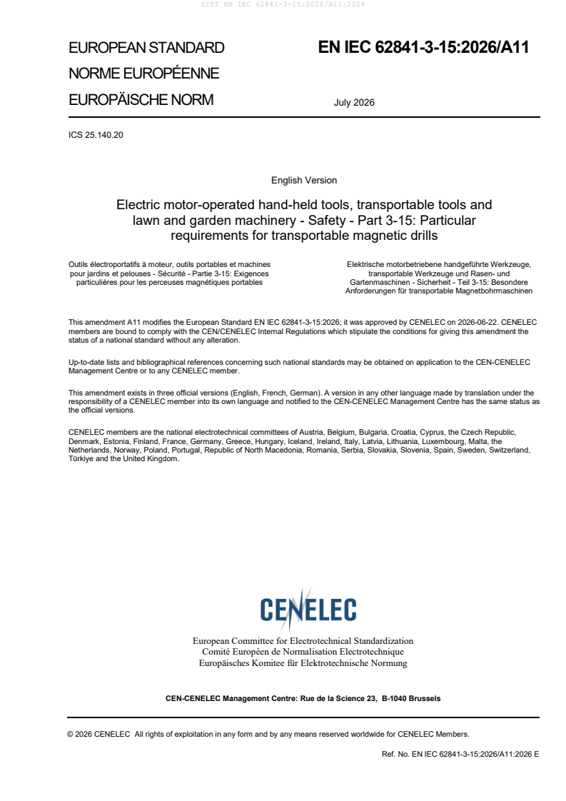 SIST EN IEC 62841-3-15:2026/A11:2026 SIST EN IEC 62841-3-15:2026/A11:2026 - Page 3 preview