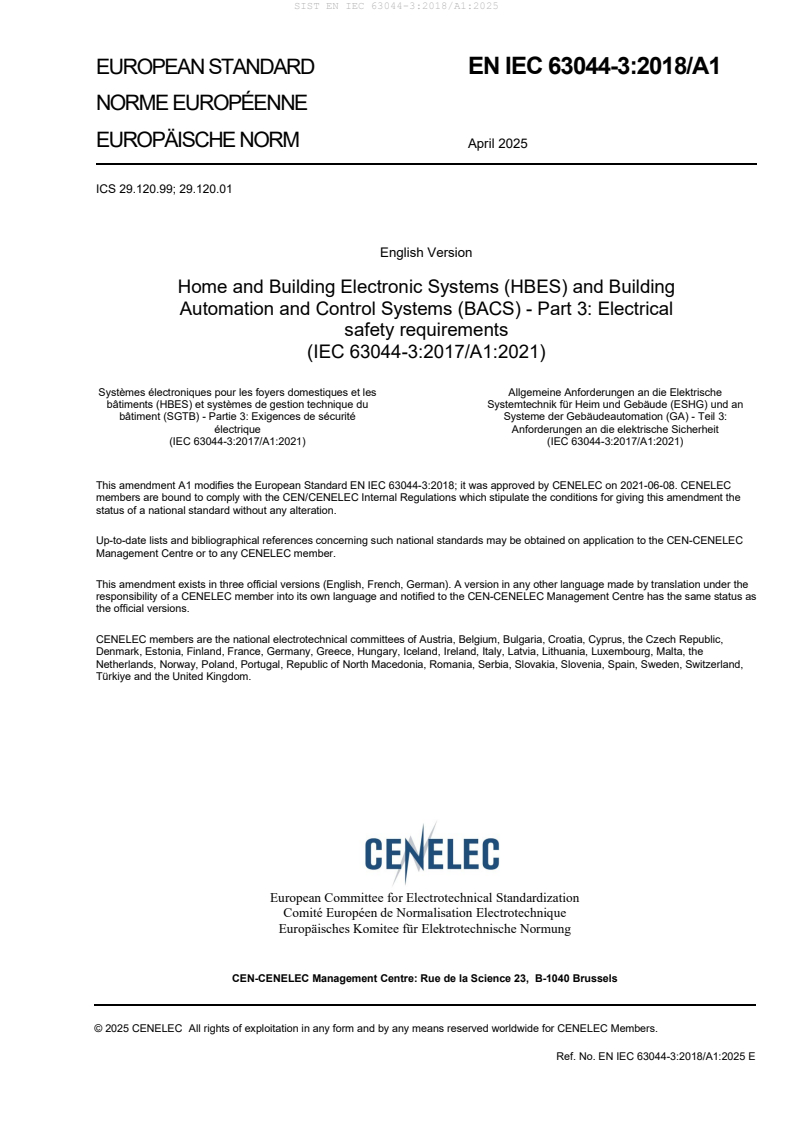 SIST EN IEC 63044-3:2018/A1:2025