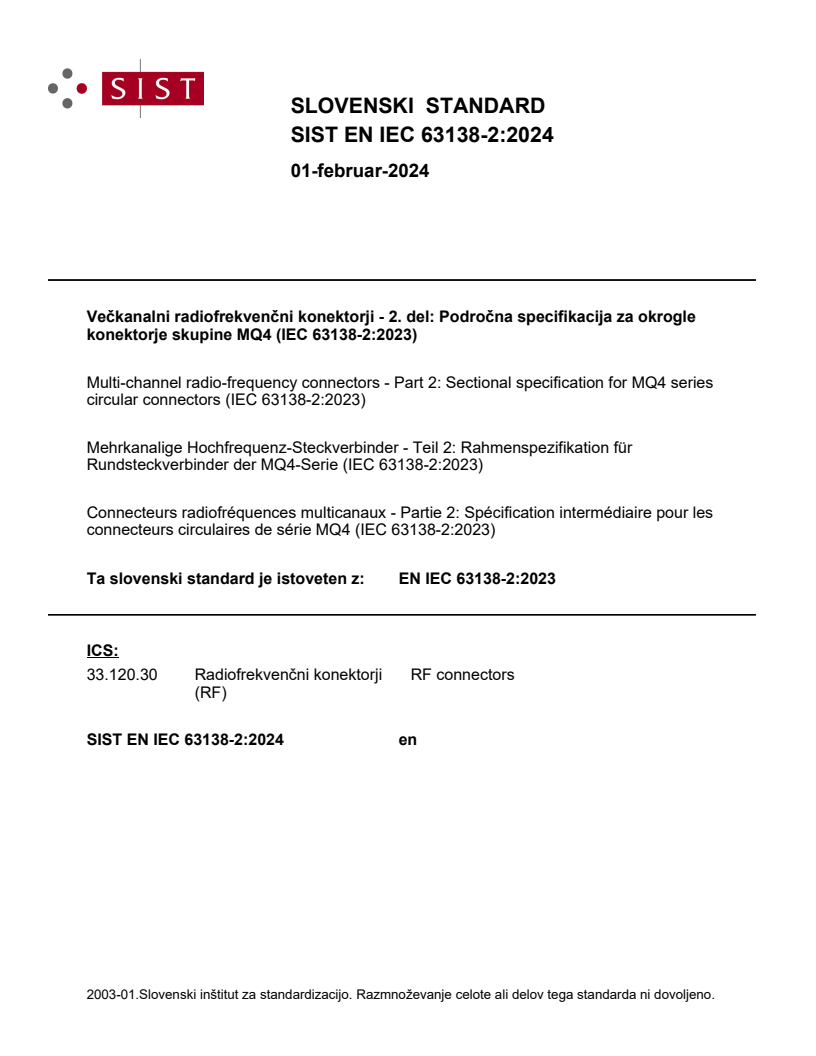EN IEC 63138-2:2023 EN IEC 63138-2:2024 - Page 1 preview