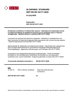 SIST EN IEC 63171:2025 - Page 1 preview