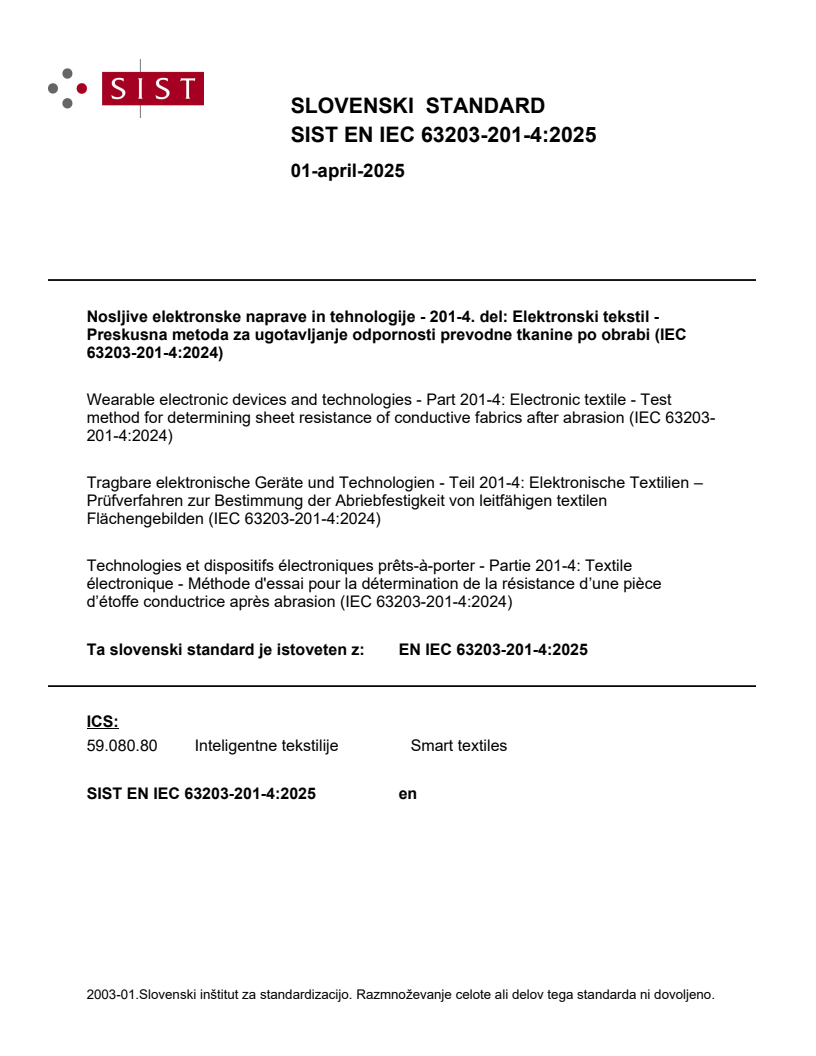 EN IEC 63203-201-4:2025 EN IEC 63203-201-4:2025 - Page 1 preview