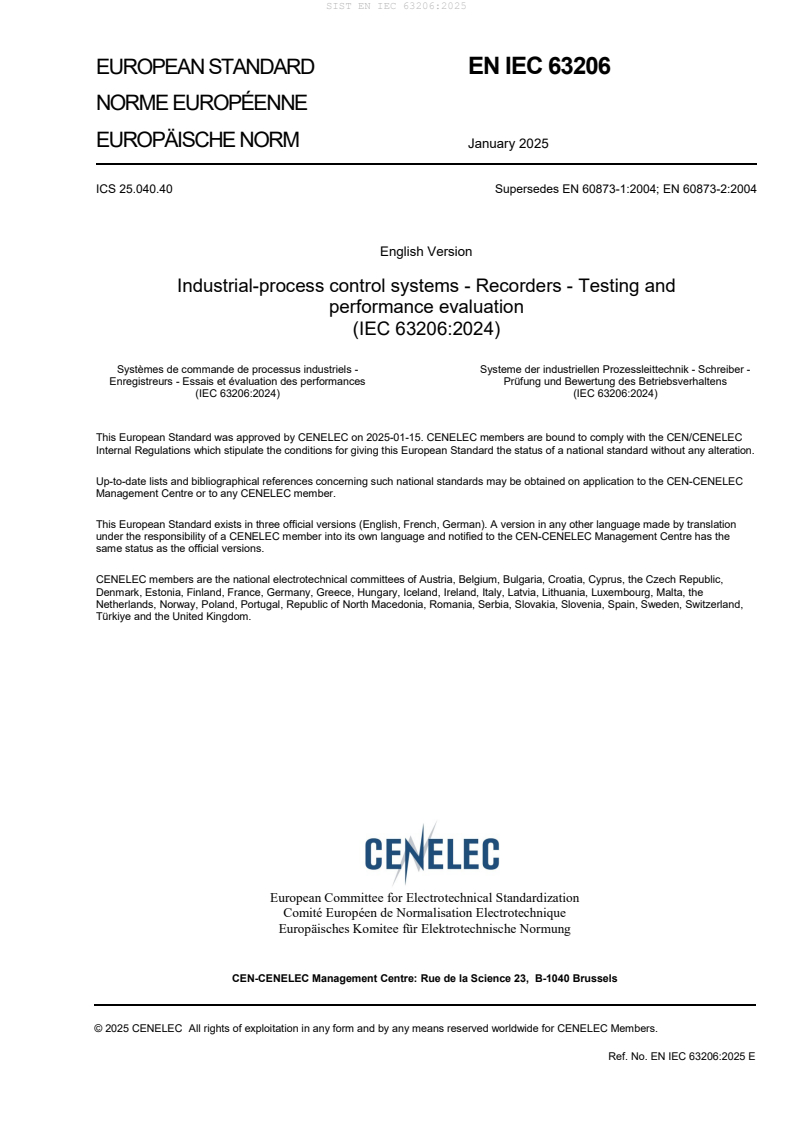 EN IEC 63206:2025 - BARVE
