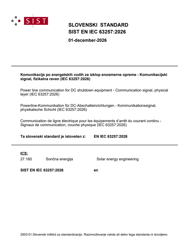 SIST EN IEC 63257:2026 SIST EN IEC 63257:2026 - BARVE - Page 1 preview