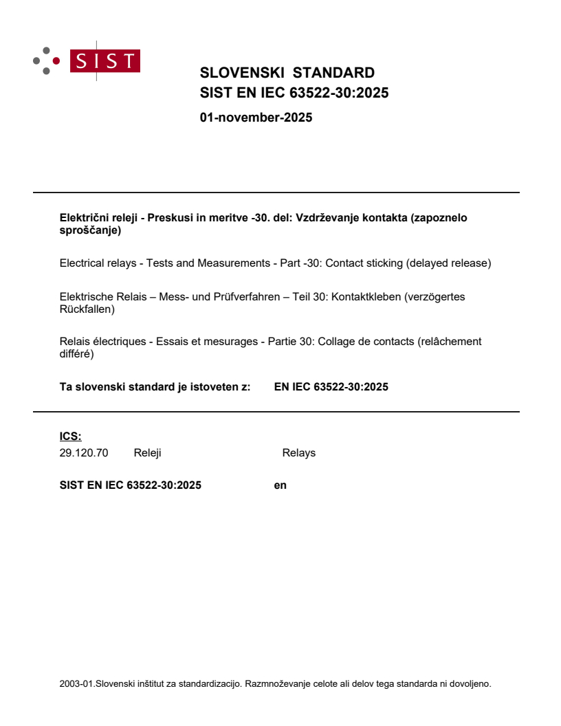 SIST EN IEC 63522-30:2025