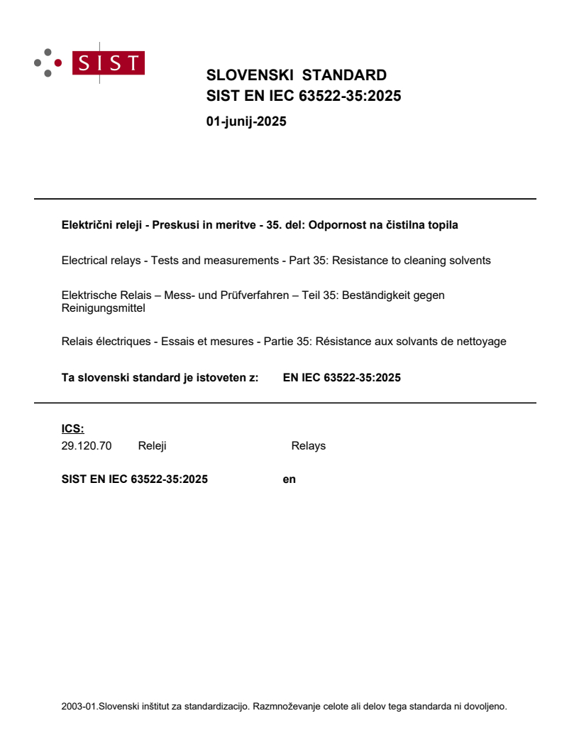 EN IEC 63522-35:2025 EN IEC 63522-35:2025 - Page 1 preview