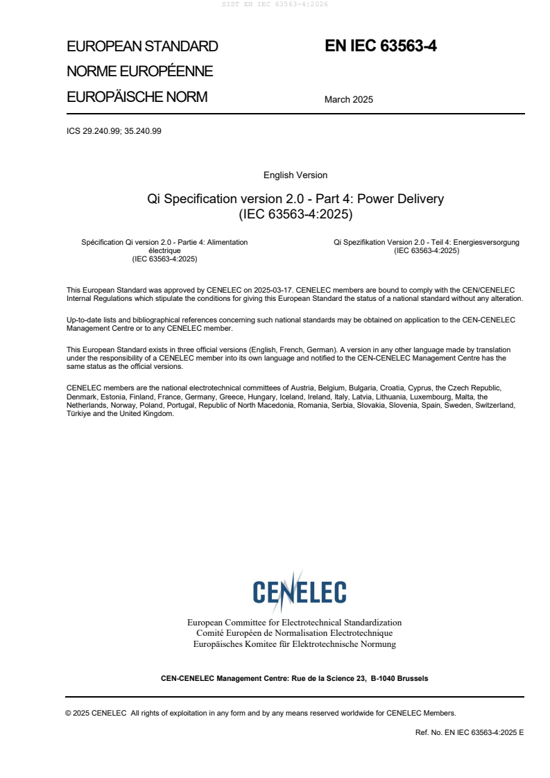 SIST EN IEC 63563-4:2026 SIST EN IEC 63563-4:2026 - BARVE - Page 3 preview