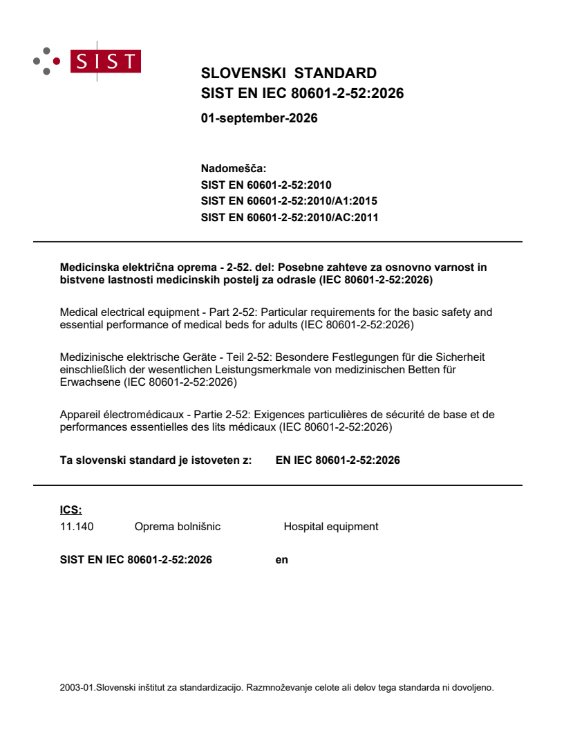 EN IEC 80601-2-52:2026 EN IEC 80601-2-52:2026 - BARVE - Page 1 preview