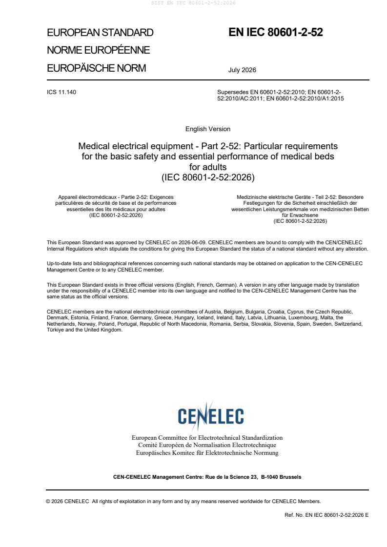 EN IEC 80601-2-52:2026 EN IEC 80601-2-52:2026 - BARVE - Page 3 preview