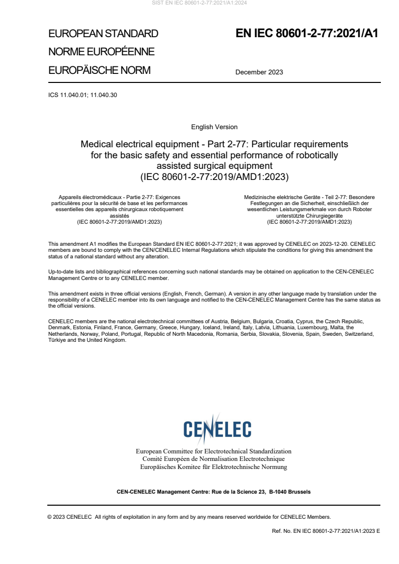 EN IEC 80601-2-77:2021/A1:2023 EN IEC 80601-2-77:2021/A1:2024 - Page 3 preview