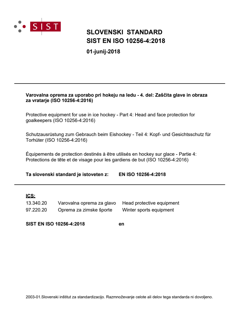 EN ISO 10256-4:2018 EN ISO 10256-4:2018 - Page 1 preview