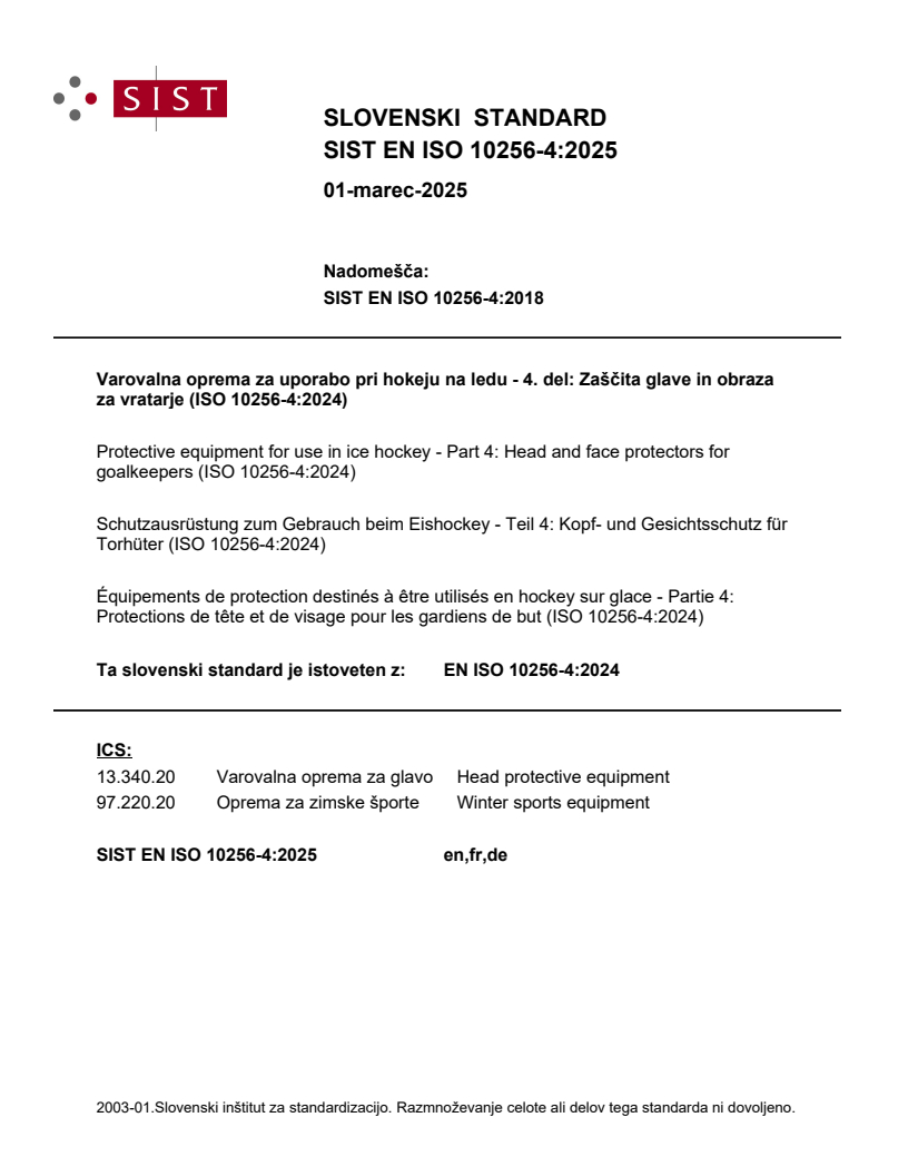 EN ISO 10256-4:2024 EN ISO 10256-4:2025 - Page 1 preview