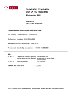 EN ISO 10286:2025 - Page 1 preview