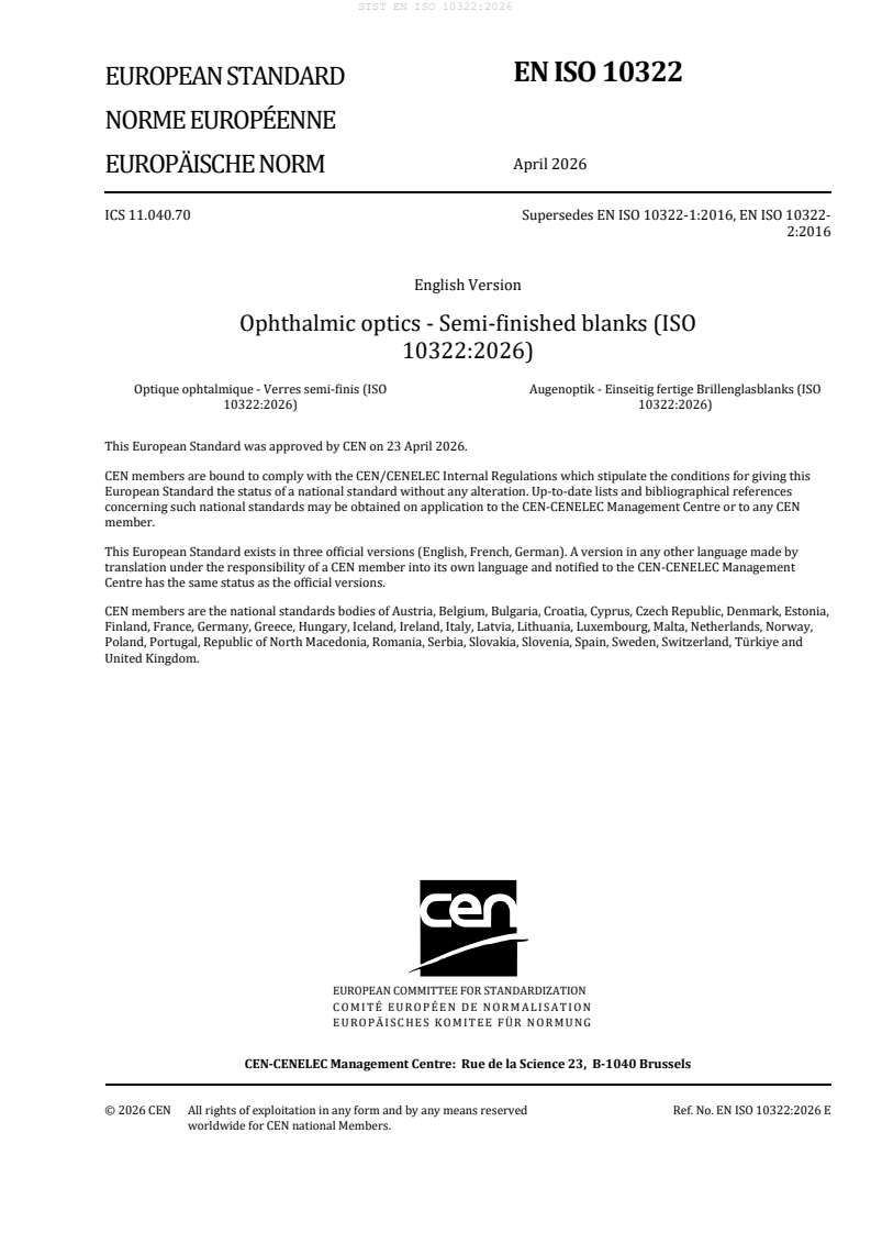 SIST EN ISO 10322:2026 SIST EN ISO 10322:2026 - Page 3 preview