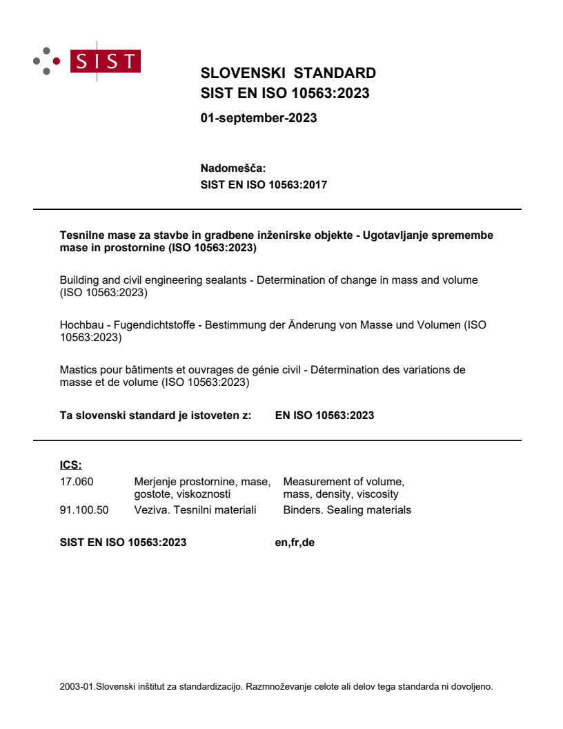 EN ISO 10563:2023 EN ISO 10563:2023 - Page 1 preview