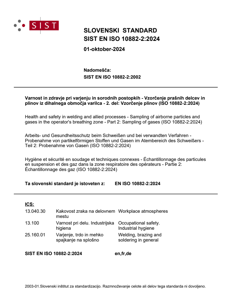 EN ISO 10882-2:2024 EN ISO 10882-2:2024 - Page 1 preview