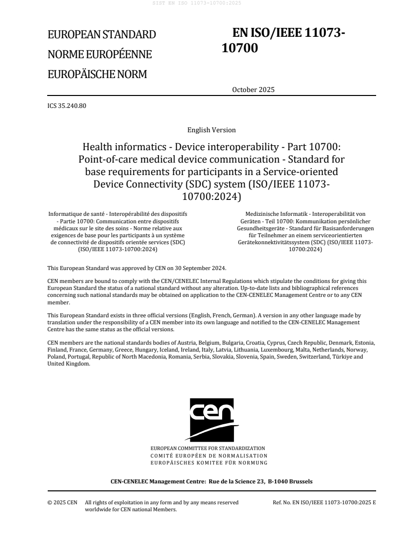 SIST EN ISO 11073-10700:2025 SIST EN ISO 11073-10700:2025 - BARVE
