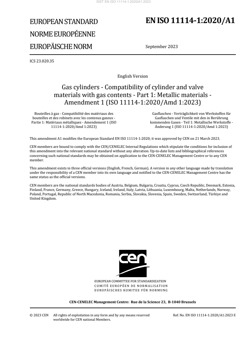 EN ISO 11114-1:2020/A1:2023 EN ISO 11114-1:2020/A1:2023 - Page 3 preview