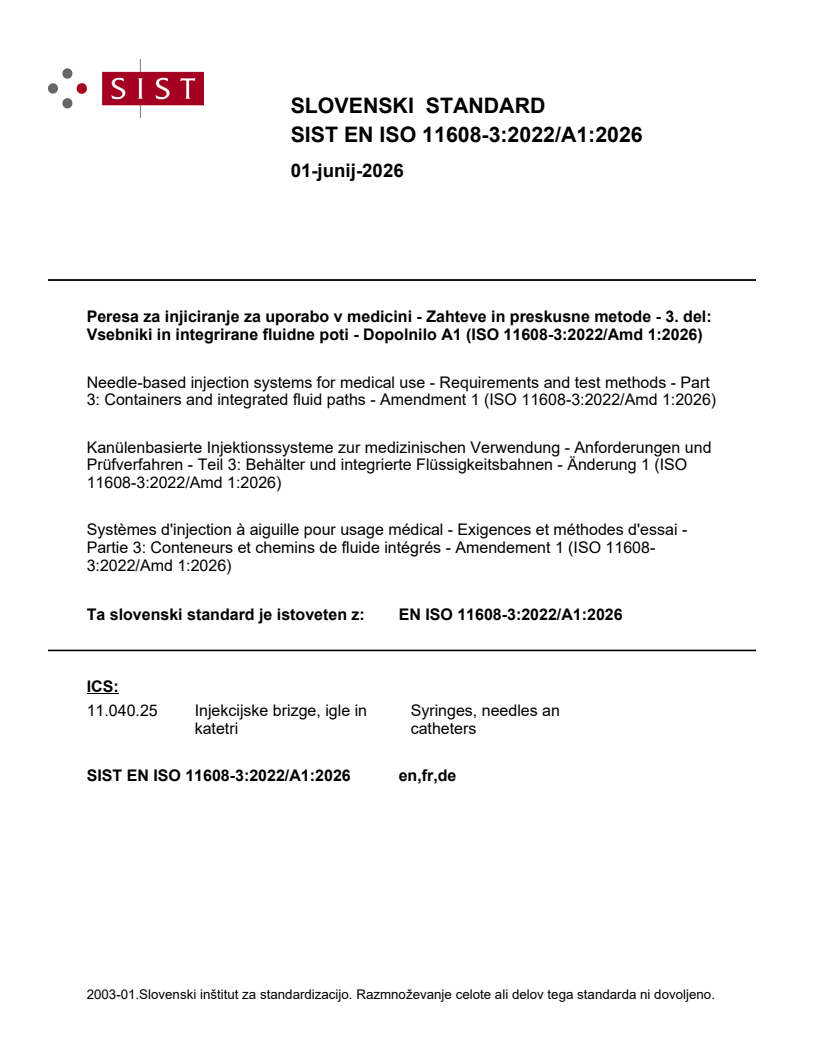SIST EN ISO 11608-3:2022/A1:2026 SIST EN ISO 11608-3:2022/A1:2026 - Page 1 preview