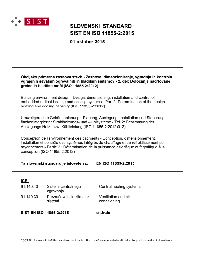 EN ISO 11855-2:2015 EN ISO 11855-2:2015 - BARVE - Page 1 preview