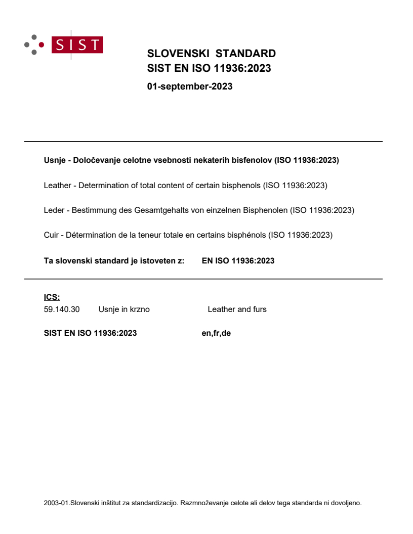 EN ISO 11936:2023 EN ISO 11936:2023 - Page 1 preview