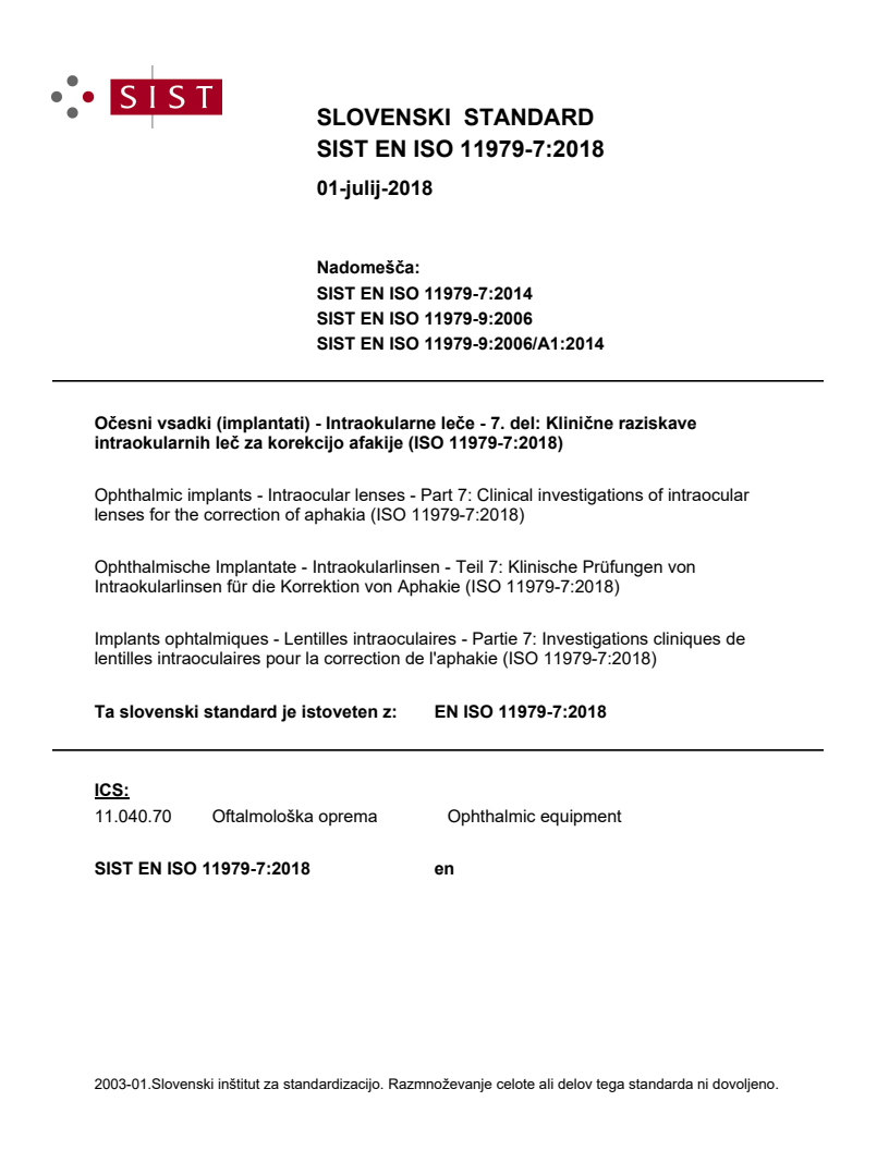 EN ISO 11979-7:2018 EN ISO 11979-7:2018 - Page 1 preview