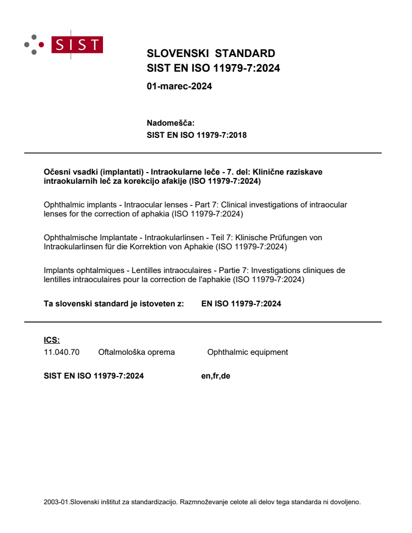 EN ISO 11979-7:2024 EN ISO 11979-7:2024 - Page 1 preview