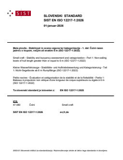 SIST EN ISO 12217-1:2026 - BARVE - Page 1 preview