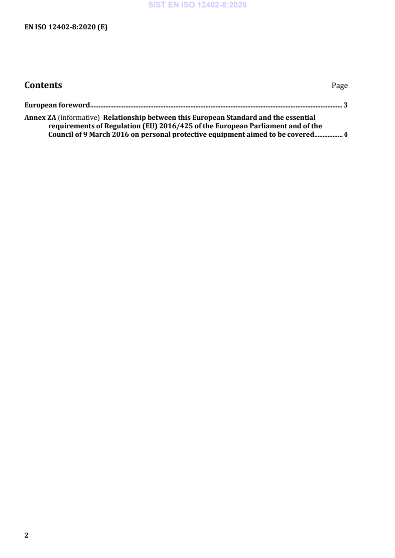EN ISO 12402-8:2020 EN ISO 12402-8:2020 - Page 4 preview