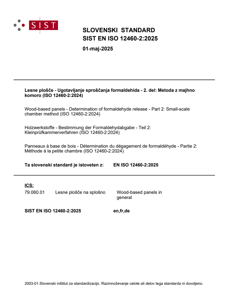 EN ISO 12460-2:2025 EN ISO 12460-2:2025 - Page 1 preview